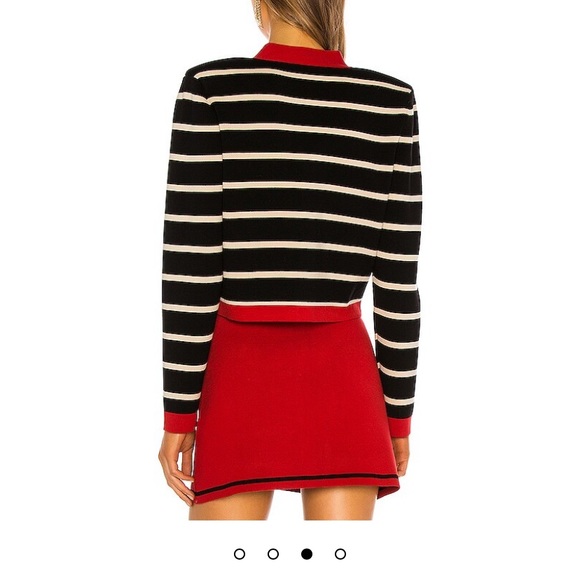 NWT Ronny Kobo Nautical Striped Cardigan Sweater - Picture 2 of 14